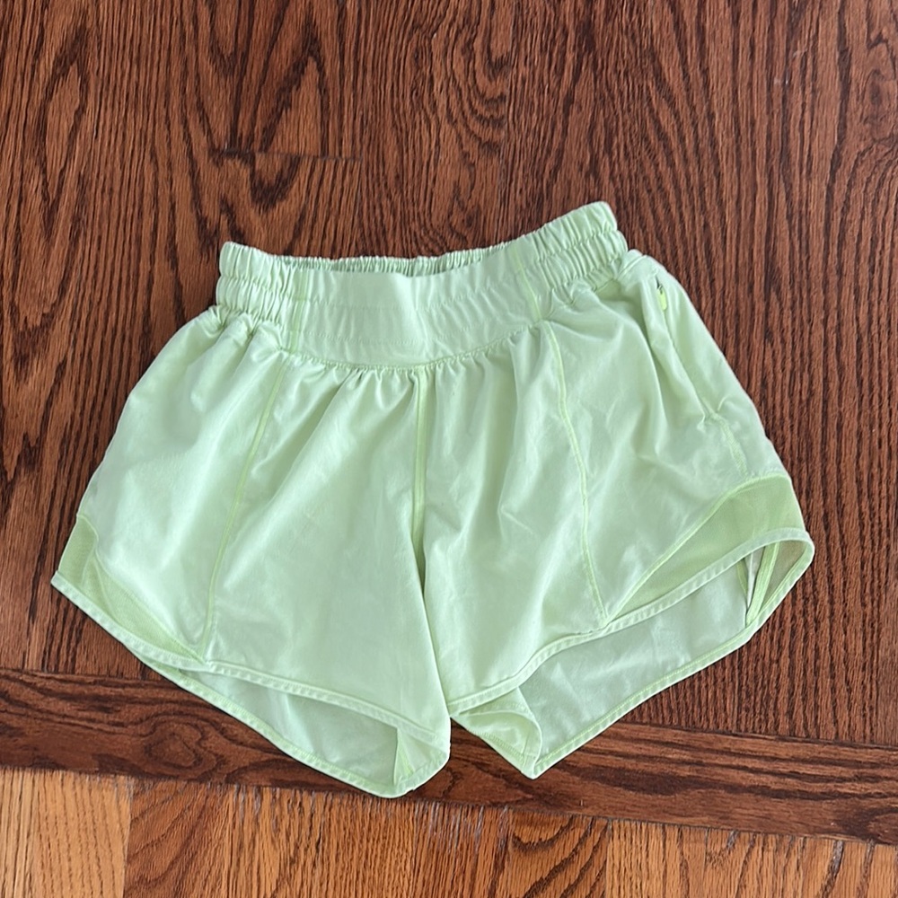 Women's Light Green Shorts